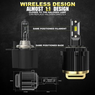 Bombillas LED H7 D-LUMINA VW Mercedes