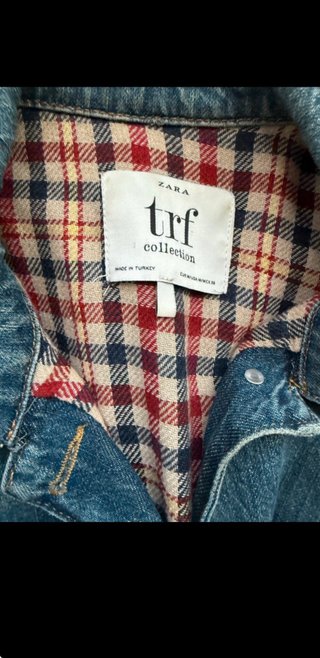 Chaqueta vaquera cropped oversize vintage