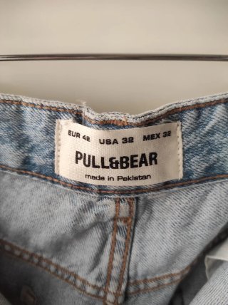 Pull&Bear Vaqueros Cargo Mujer Talla XL