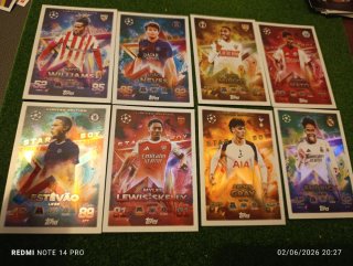 Cartas de fútbol Topps Limited Edition