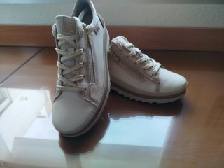 Zapatos Pikolinos Mujer Beige/Blanco
