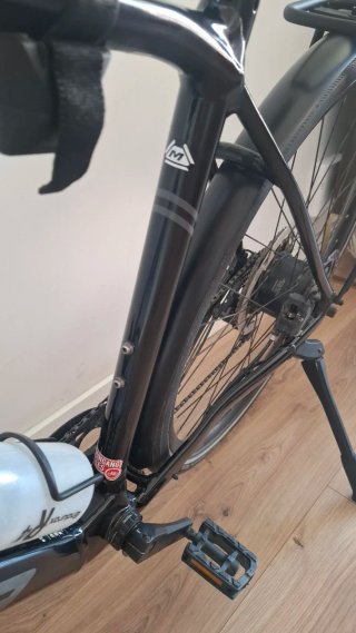 Bicicleta Eléctrica Merida Gravel Negra