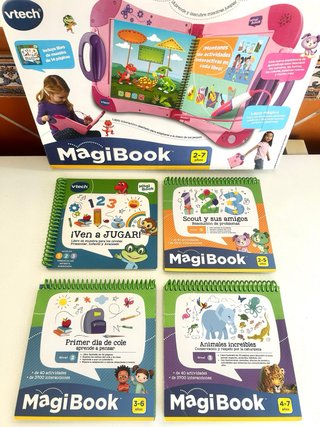 VTech MagiBook Rosa con Libros