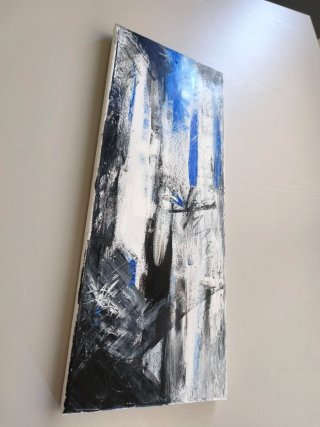 Olio su tela 20x50 cm