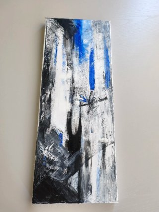 Olio su tela 20x50 cm