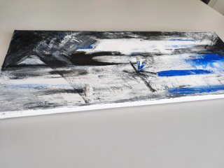 Olio su tela 20x50 cm