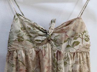 Vestido largo floral