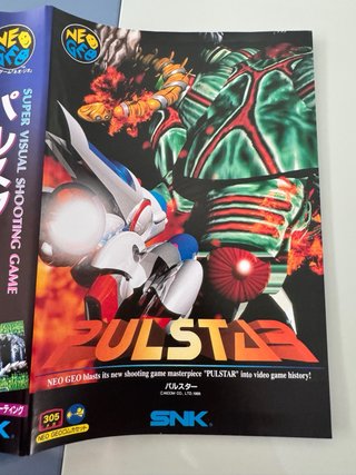 PULSTAR SNK Neo Geo AES NeoGeo NG Jap