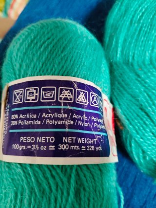 Lana Katia Extra Pel Verde 3 ovillos