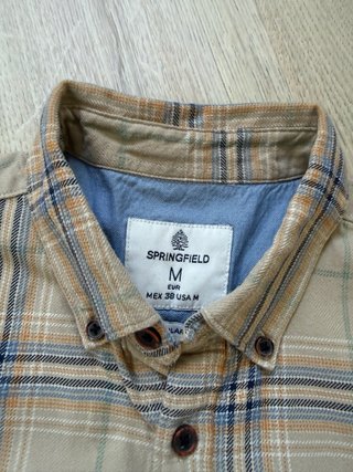 Camisa Springfield cuadros manga larga