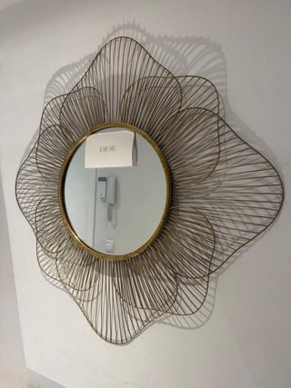 Espejo decorativo dorado