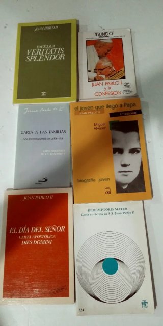 Lote 30 libros sobre Papas