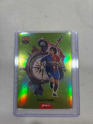 Tarjeta Carles Puyol FC Barcelona Daka