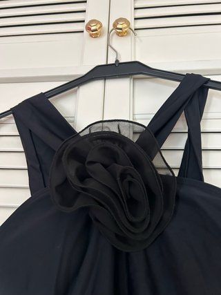 Bañador negro con flor