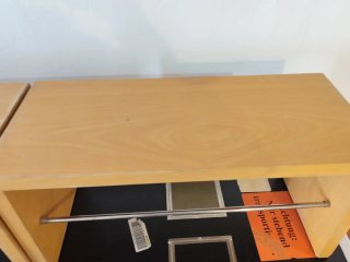 Banco zapatero recibidor madera y metal