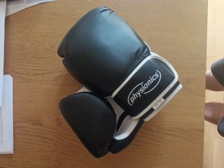 Pao curvo y guantes boxeo 14 oz
