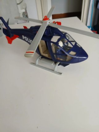 Helicóptero Playmobil Policía