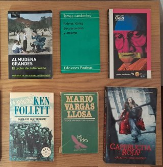 Lote 10 Libros (Ken Follett, Almudena Grandes...)