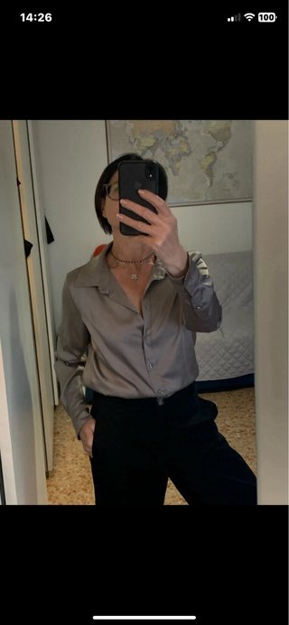 Camicia elegante donna H&M beige