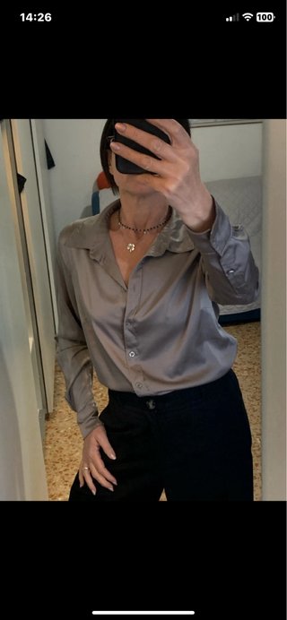 Camicia elegante donna H&M beige
