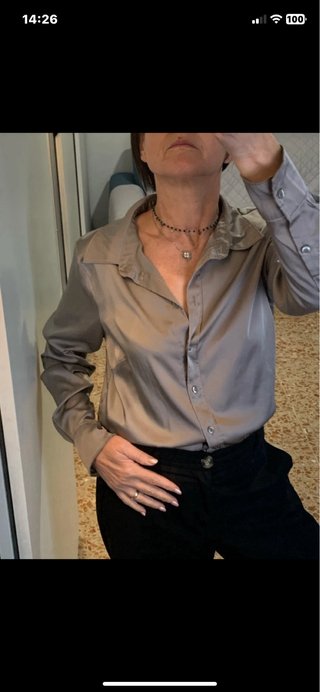 Camicia elegante donna H&M beige