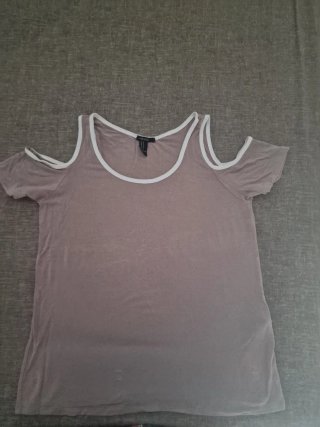 Camiseta Forever 21 Beige Talla M