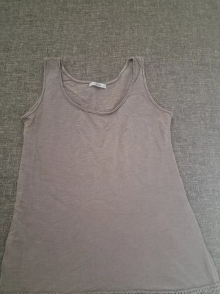Camiseta Forever 21 Beige Talla M