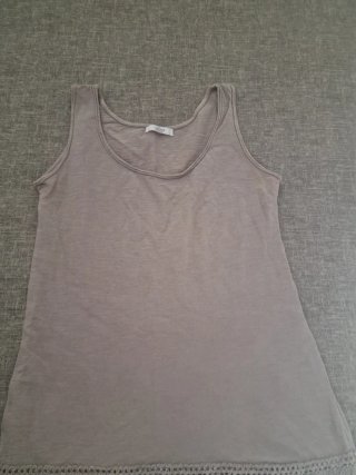 Camiseta Forever 21 Beige Talla M