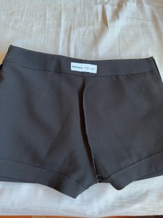 Falda pantalón Bershka negra Talla XS
