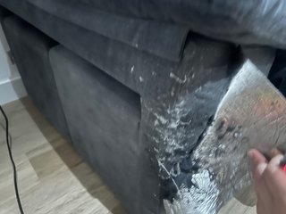 Sofá cama modular gris tela Negociable