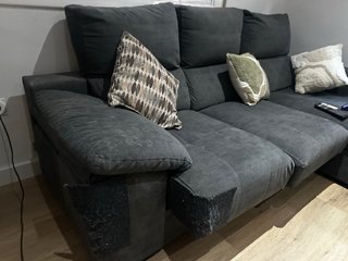 Sofá cama modular gris tela Negociable