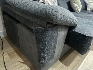 Sofá cama modular gris tela Negociable