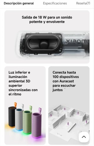 Altavoz Xiaomi Sound Play Morado Nuevo