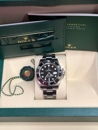 Rolex submariner date acero