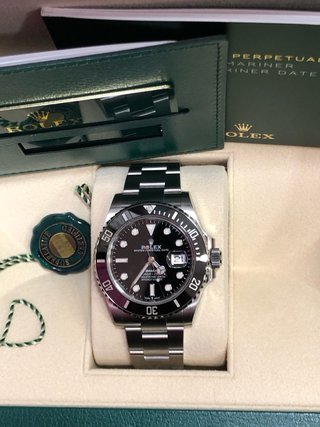 Rolex submariner date acero