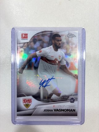 Joshan Vagnoman Topps Chrome Autograph RC