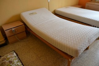 Cama articulada eléctrica con mando