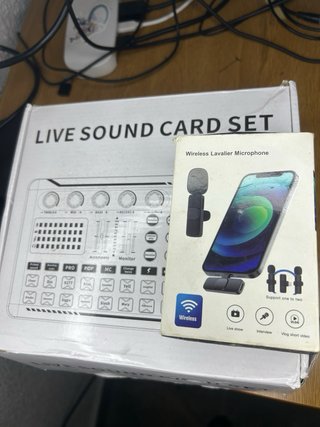 Set Tarjeta Sonido Live