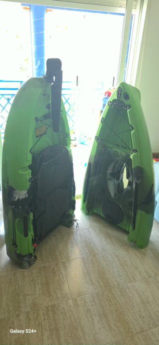 Kayak modular con pedales individual