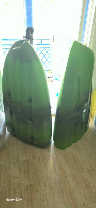 Kayak modular con pedales individual
