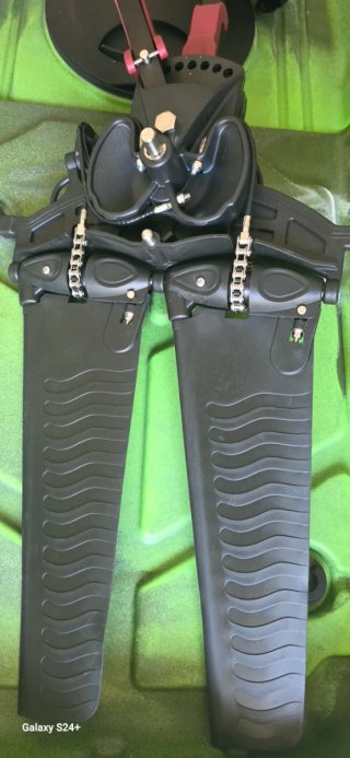 Kayak modular con pedales individual