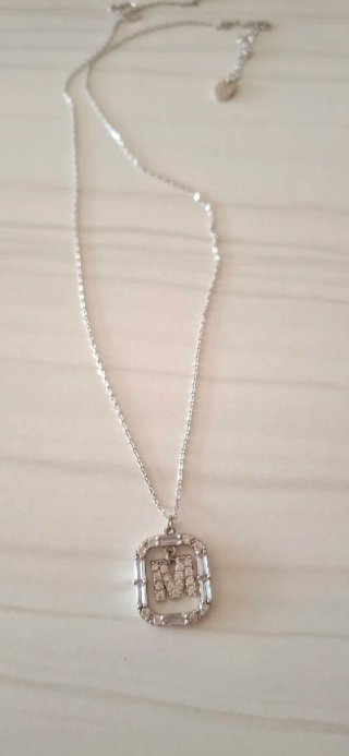 Collar Viceroy Plata con Inicial M