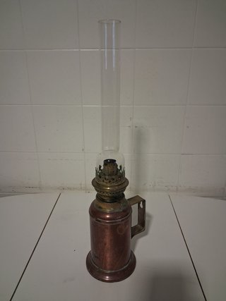 Lámpara de aceite antigua francesa
