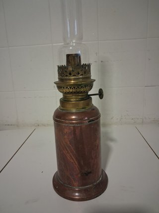 Lámpara de aceite antigua francesa
