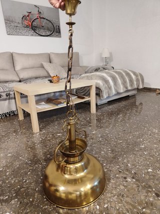 Lámpara de salón de latón