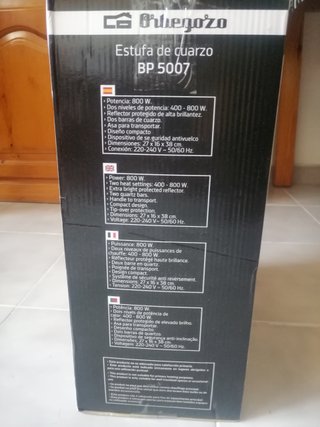 Estufa Orbegozo BP 5007