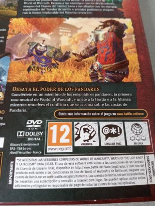 Juegos World of Warcraft + Mists of Pandaria PC