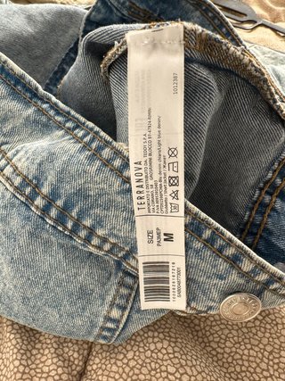 Giacca di Jeans Denim chiaro donna Terranova taglia M