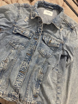 Giacca di Jeans Denim chiaro donna Terranova taglia M