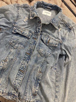 Giacca di Jeans Denim chiaro donna Terranova taglia M